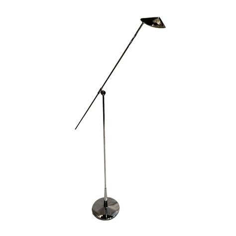 Adjustable Chrome Floor Lamp