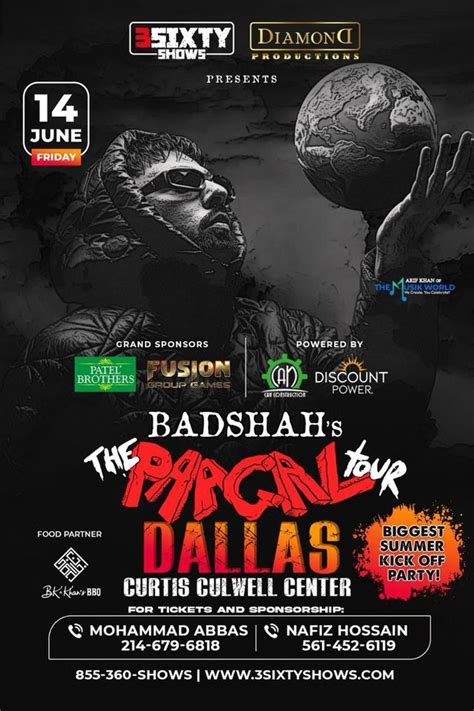 BADSHAH DALLAS CONCERT, Curtis Culwell Center, Garland, 14 June 2024 ...
