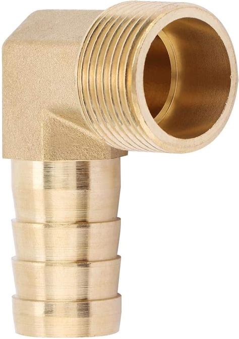 Buy Pipe Barb Swivel Elbow Plumbing Connection Crimp Fittings, 90 ...