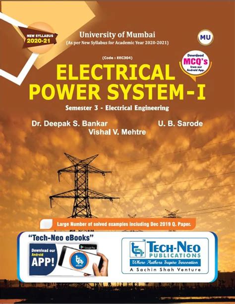 Buy Electrical Power System I MU Sem 3 Electrical (Mumbai University ...