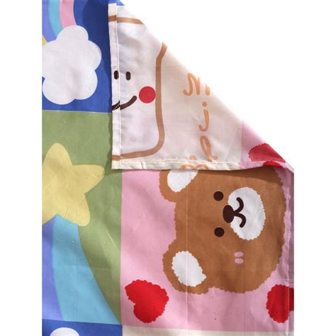 Buy HOSTA HOMES Multi-Color Cartoon Characters 220 TC Queen Bedsheet ...