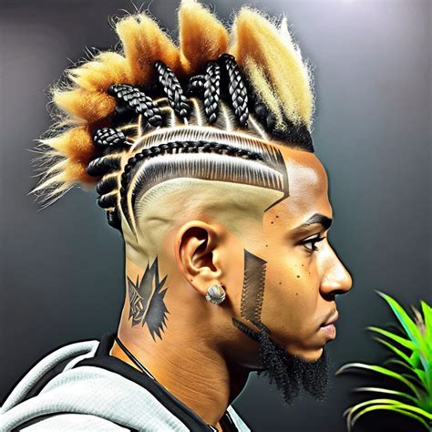 15 Creative Burst Fade with Braids Hairstyle Ideas – Burst of Style