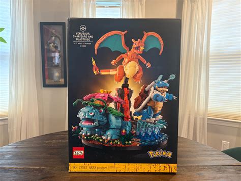 Slideshow: We Build LEGO Pokémon Venusaur, Charizard and Blastoise
