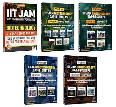 Buy IIT JAM Biotechnology Books 2026 | Complete Study Material - Theory ...