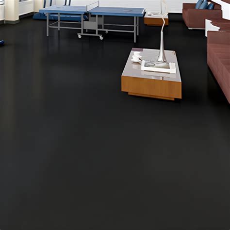 PVC Flooring Pure Color Self-Stick Waterproof Fire Resistant PVC ...