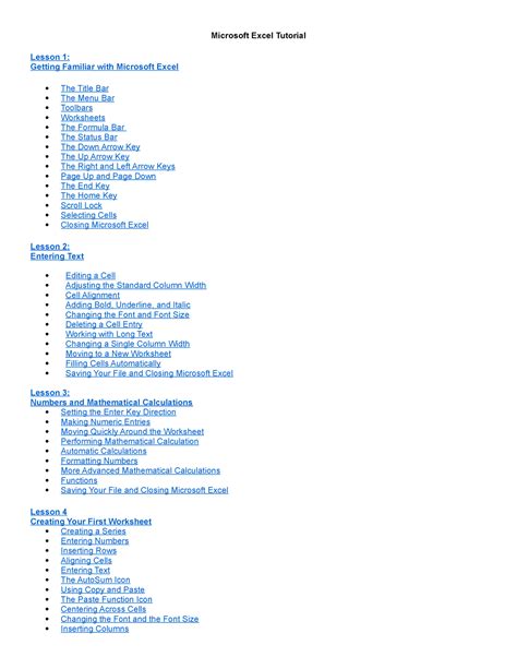 Office Excel Tutorial 的图像结果