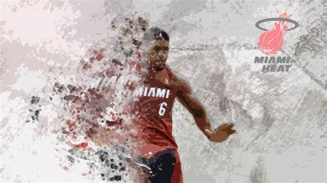 Download Lebron James Of Miami Heat Wallpaper | Wallpapers.com