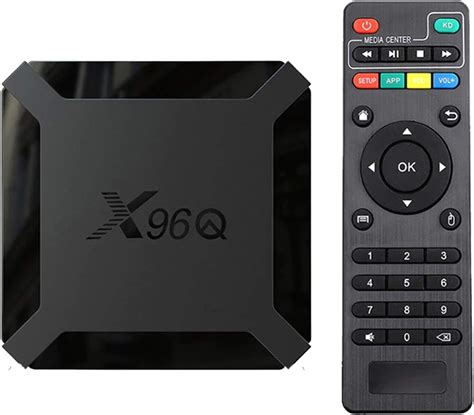 X96Q TV Box et décodeur Android 9.0 avec HD 4K pour lecteur multimédia ...