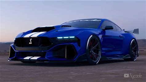 2024 Ford Mustang Shelby GT500 Concept by Hycade Is a Fictional Widebody Monster