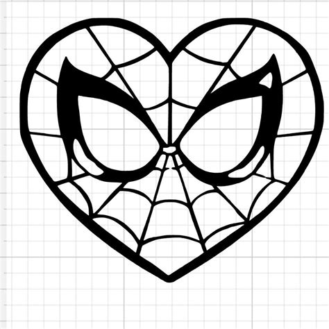 Spiderman Heart Printable