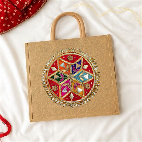 Red Embellished Gota Patti Patch (12 Pieces) – Our Knots