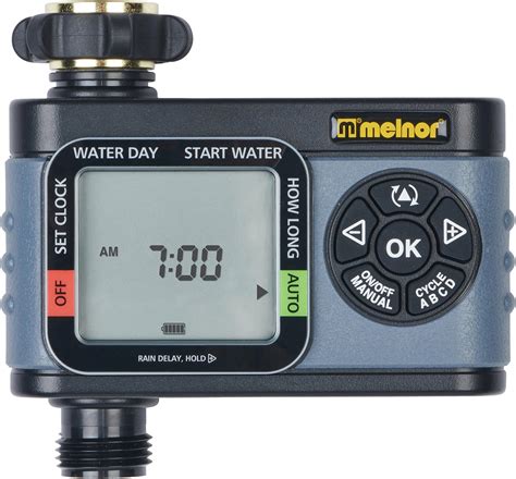 Amazon.com : Melnor 65038-AMZ HydroLogic 4-Zone Digital Water Timer ...