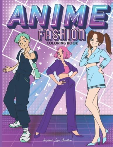Buy Anime Fashion Coloring Book: For Teens, Tweens, and Adults, Cute ...