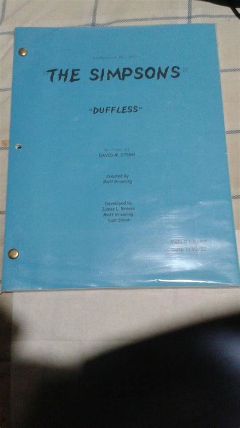 Image result for The Simpsons Episode Script