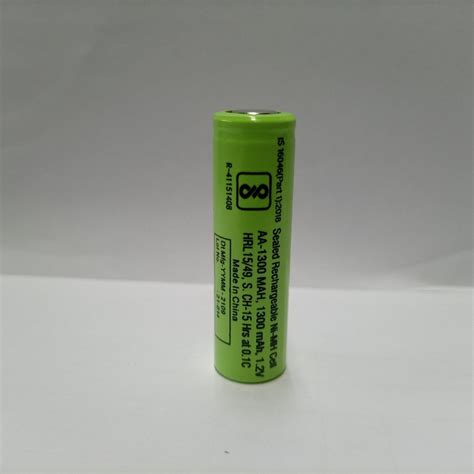 Surepower brand NIMH Flat top AA size 1.2v 1300mah cell (5 pc ...