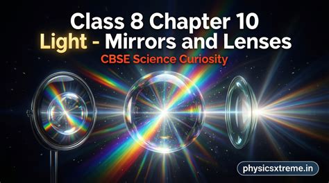 Class 8 Science Chapter 10 Light Mirrors and Lenses notes