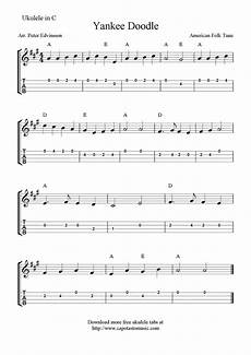 ukulele sheet music quot yankee doodle quot ukulele sheet free printable in 2019 ukulele tabs ukulele tabs songs ukulele sheet music quot yankee doodle quot ukulele sheet free printable in 2019 ukulele tabs ukulele tabs songs