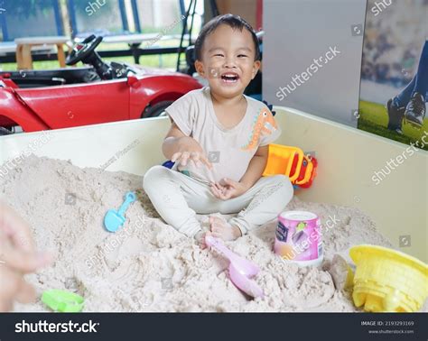 Asian Toddler Boy Enjoy Playing Sand Stock Photo 2193293169 | Shutterstock