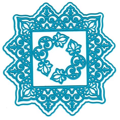 Ecstasy Crafts Joy! Crafts Cut and Emboss Die-Square, 4.125 x 4.125 ...