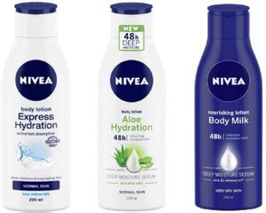 NIVEA Body Lotion , Express Hydration , Aloe Hydration , Body Milk 200 ...