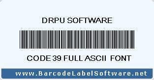 Image result for Code 39 Full ASCII
