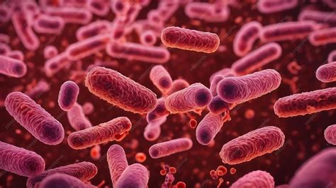 Premium AI Image | Microscopic view of gram stain showing rod shape ...