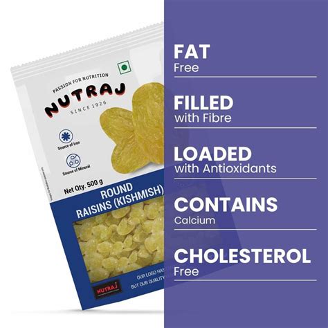 Nutraj Classic Round Raisin 500g