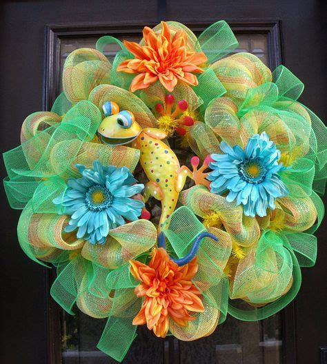 Spring Mesh Wreaths Tutorial 的图像结果