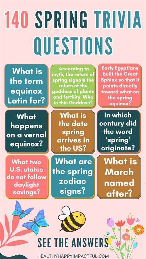 140 Spring Trivia Questions (To Spring Into Fun) In 2026
