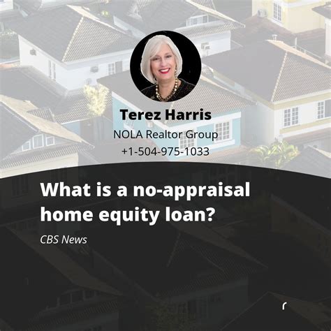 Terez Harris on LinkedIn: What is a no-appraisal home equity loan?