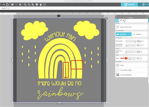 Silhouette Tutorial How to Trace 的图像结果