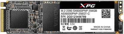 ADATA XPG SX6000 PRO PCle NVMe M.2 256 GB Laptop Black PCIe NVMe ...
