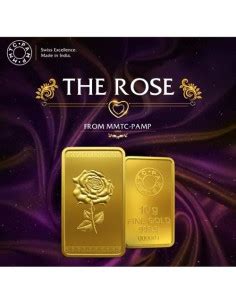 Buy MMTC PAMP Gold Ingot Bar of 100 Grams Gold 24Kt in 999.9 Purity