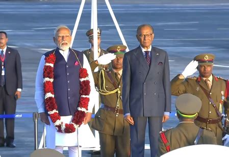 PM Modi arrives in Mauritius for two-day visit; to discuss ...