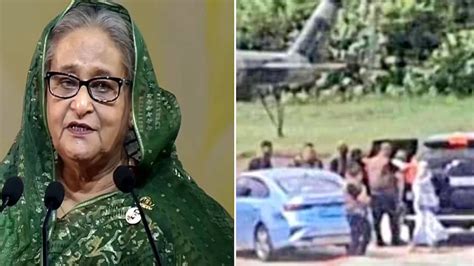 Sheikh Hasina lands in Hindon after resigning as PM; NSA Doval meets her
