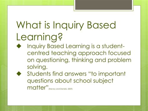 Image result for Core Principles of Inquiry Based Learning