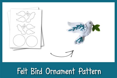 Felt Fabric Bird Tutorial 的图像结果