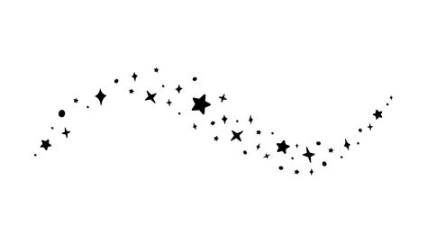 Premium Vector | Magic stars silhouette in simple style vector illustration Shiny stick for ...