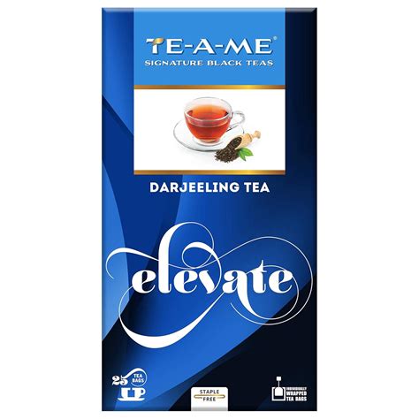 TE-A-ME Darjeeling Tea - 25 Tea Bags | Tea | Tea Bags | Lemon Tea ...