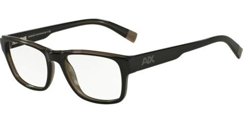 ARMANI EXCHANGE Eyeglasses AX 3018F 1840 Black/Dark Grey Transparent ...