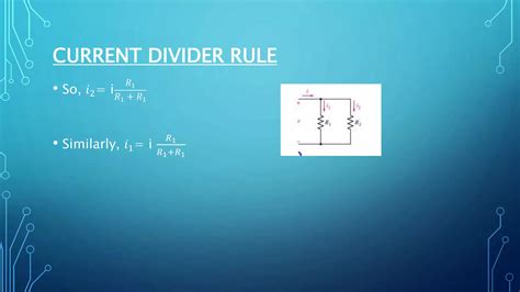 Current Divider rule | PPTX