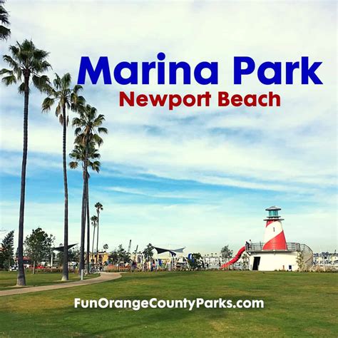Marina Park in Newport Beach on the Balboa Peninsula