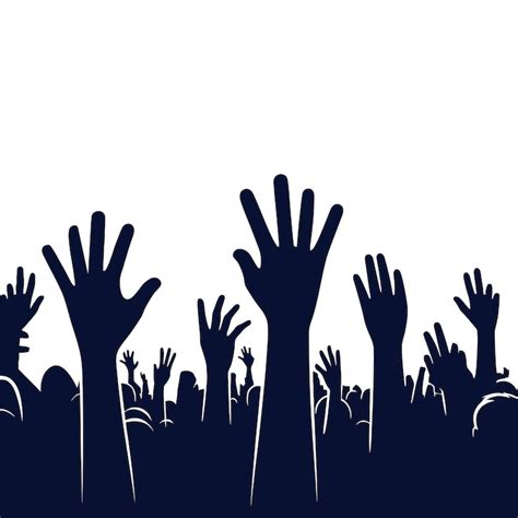 Hands raised silhouette Images - Free Download on Freepik