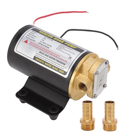 12V-24V-Electric-Gear-Oil-Pump-Thermal-Protection-Motor-Pump-Oil ...