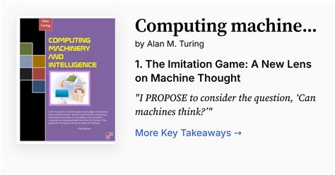Image result for Computing Machinery and Intelligence Summary