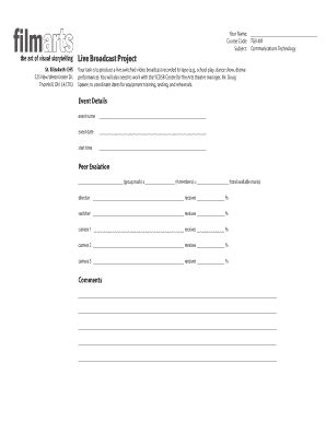 Image result for Project Broadcast Configurable Form