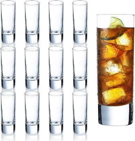 Amazon.com | Aoeoe 40 Pack Shot Glass Bulk Set with Heavy Base, 1.5 ...
