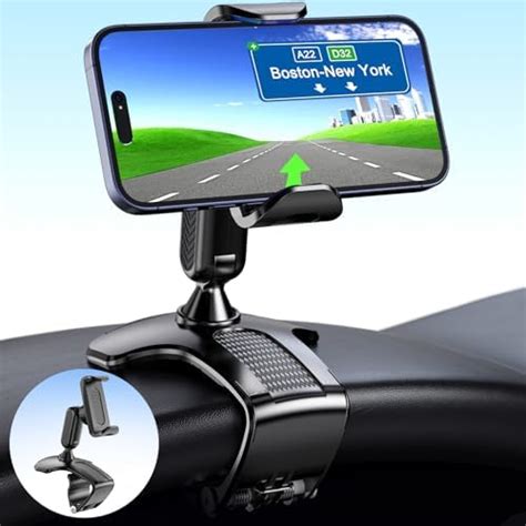 Car Phone Mount, Cell Phone Holder for Car 360 Degree Rotation ...