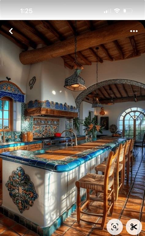 Pin by Julie Lanicek Ŧ on Back porch | Hacienda style kitchen, Dream ...