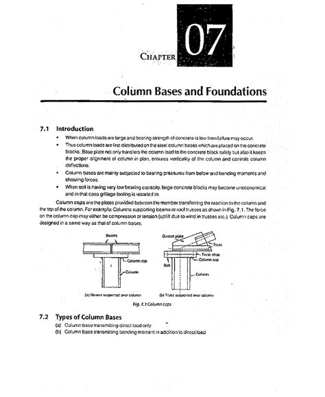 Column Bases - Bechlaor of law - Studocu